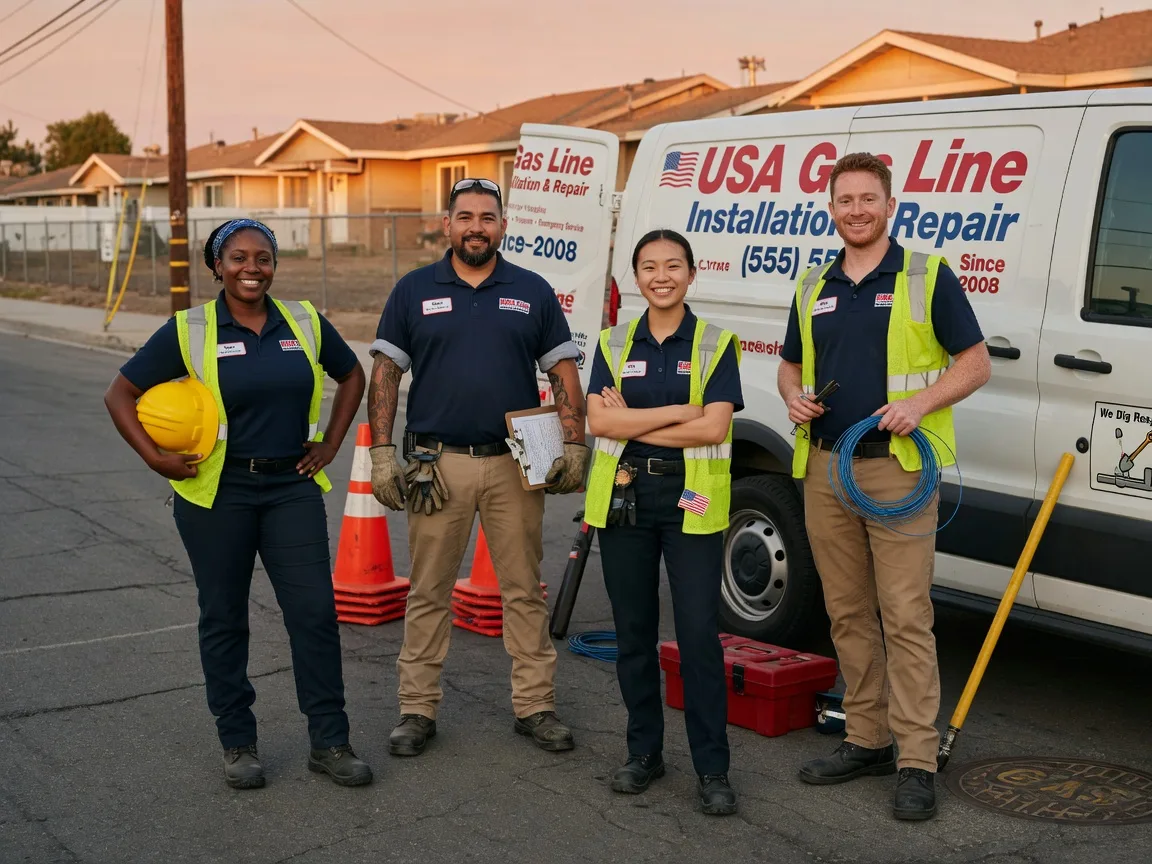Gas Line Installation company in Coyote, CA